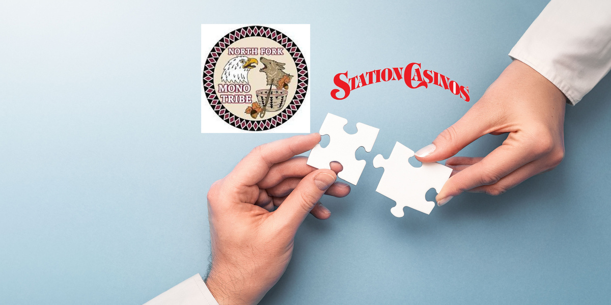 A picture of puzzle pieces fitting together for a story about the partnership between Station Casinos and a CA tribe, and their new casino
