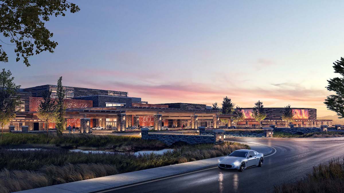 Rendering of Shiloh Resort & Casino for a story on Koi Nation's ongoing, controversial fight to build the tribal casino in Sonoma County