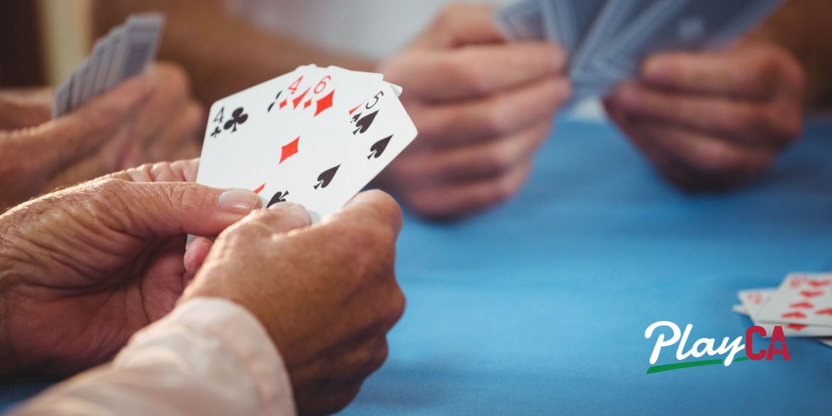 People playing cards around the table signifies CA card room bill