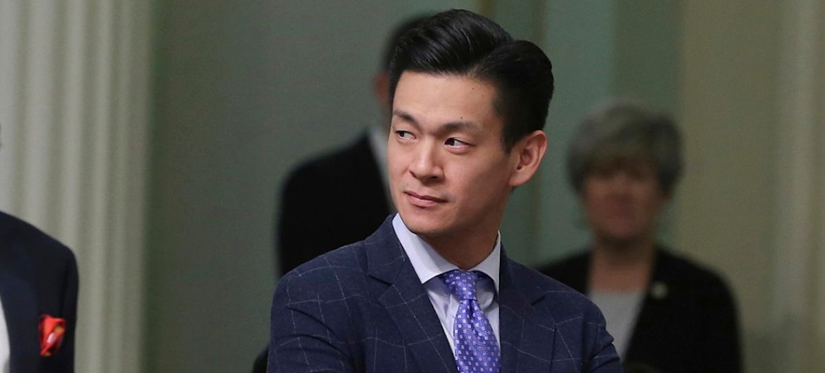 California Assemblyman Evan Low. Casino M8trix and Bay 101 paid for a billboard that rebuked Assemblymember Evan Low for supporting a bill that could lead to their closure.