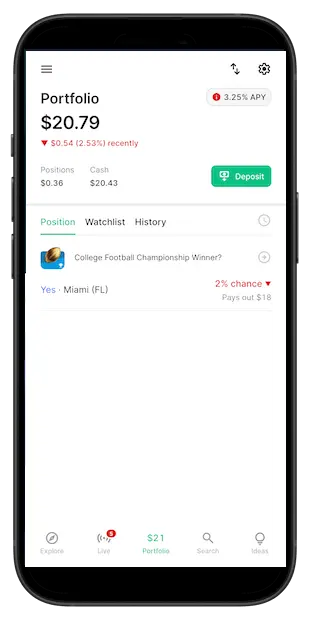 Kalshi app