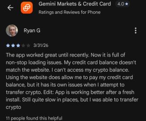 Gemini Ryan G review