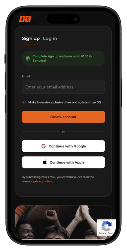 OG Prediction Markets - Sign Up