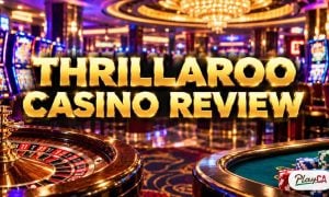 Thrillaroo Casino Review image with casino backdrop